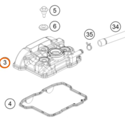 TAPA DE VALVULAS 350 EXC-F 20-23