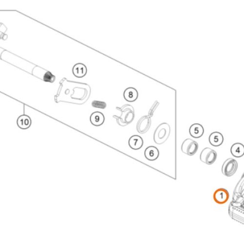 PATA DE CAMBIOS 4T 450/500 SX F/EXC F 16-21
