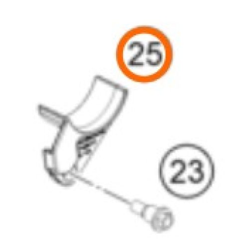 GUIA DE CADENILLA INFERIOR 450 SX-F