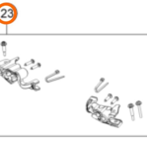 KIT DE MONTAJE PARA CUBRE MANOS ABIERTO