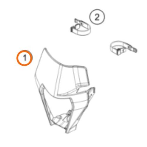 MASCARILLA DE FARO EXC 20-21 NARANJA