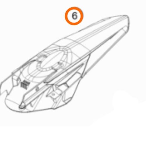 GUARDAFANGO POSTERIOR EXC NARANJA 20-23