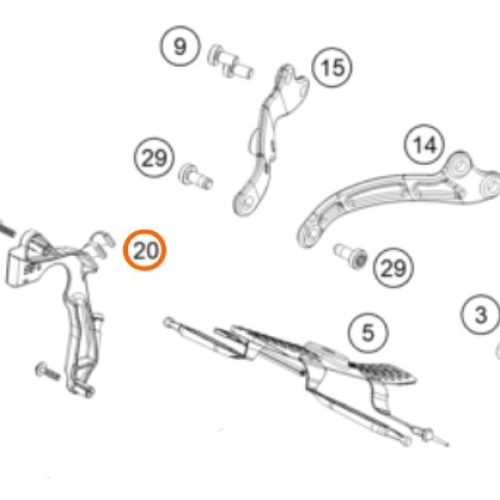 PASACABLE DE CHASIS EXC 20-21