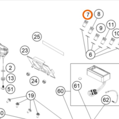 FOCO TESTIGO DE RESERVA EXC 4T 11-15
