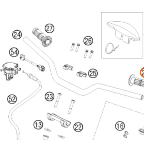 MANUBRIO IZQ ATV 08-12