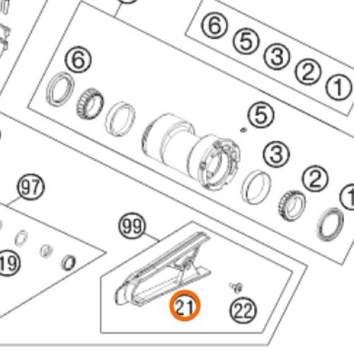 GUIA DE CADENA 450-525 ATV 08-12