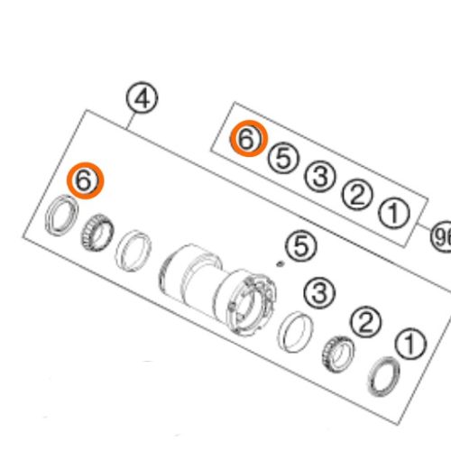 RETEN DE EJE POSTERIOR ATV 450/505 SX