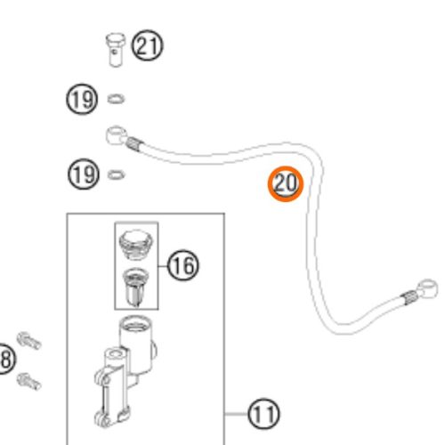 CAÑERIA DE FRENO ATV 08-12