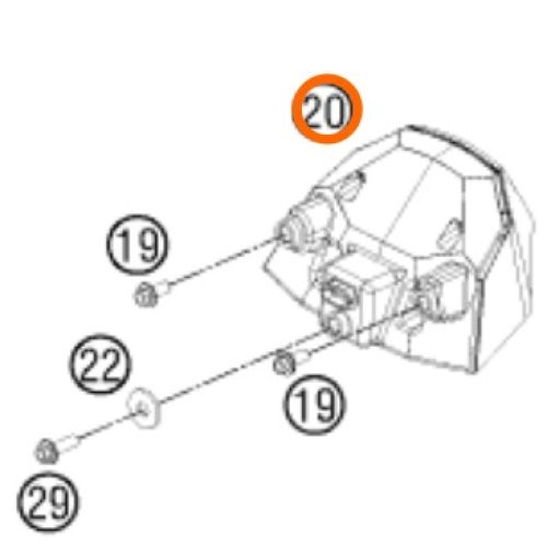 LUZ DE STOP ATV 09-12