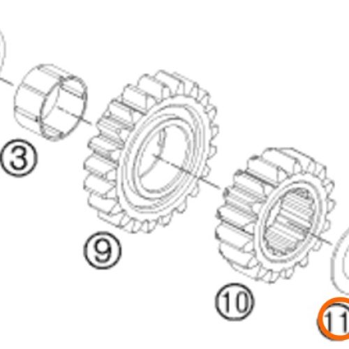 DISCO DE PARADA TRANSMISION I ATV 525 XC 09-12