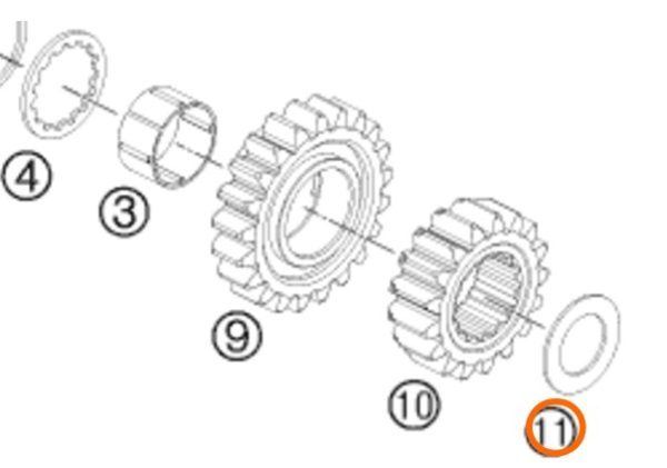 DISCO DE PARADA TRANSMISION I ATV 525 XC 09-12