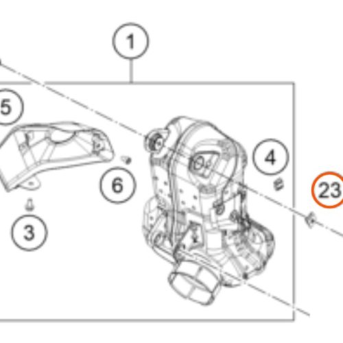 TUERCA CLIP 250/390 DUKE 13-18