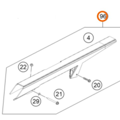 GUARDA CADENA DUKE 200/390 12-16