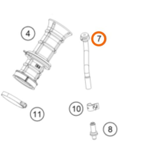 MANGUERA DE DESFOGUE CAJA AIRE 200 DUKE 12-18