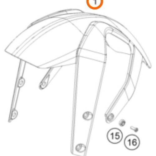 GUARDAFANGO DELANTERO 200 DUKE 12-18