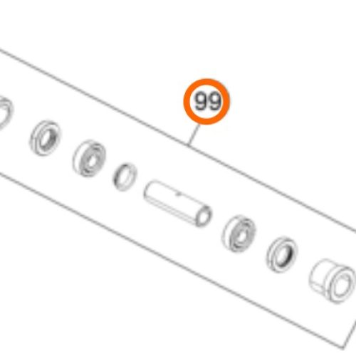 KIT DE REPARACION RUEDA DELANTERA 250/390 DUKE