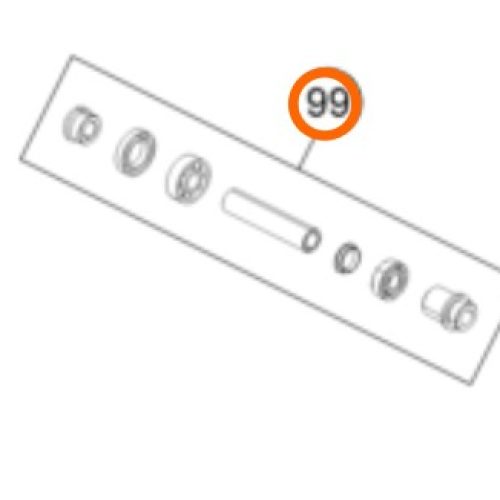 KIT DE REPARACION RUEDA POS 390 DUKE 2013-2016