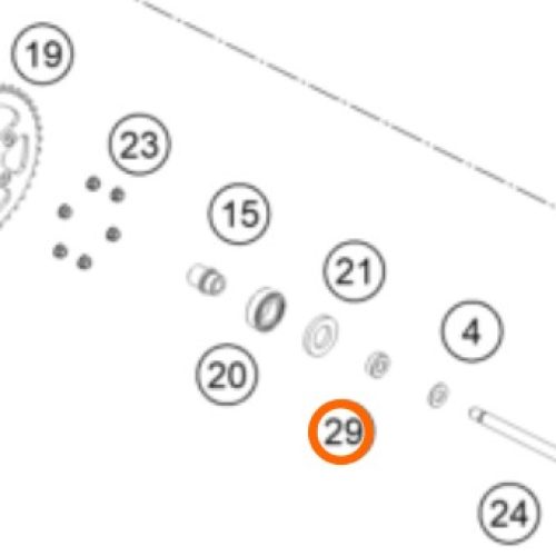 ESPACIADOR DE CATALINA 200-390 DUKE 18-20