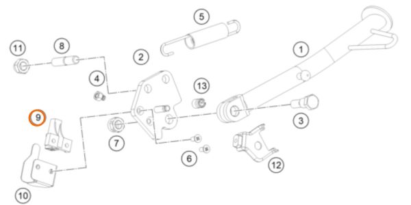 SENSOR DE PATA DE APOYO DUKE 12-16