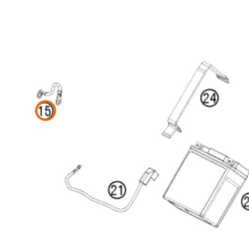 CABLE DE NEGATIVO DUKE 200 12-16