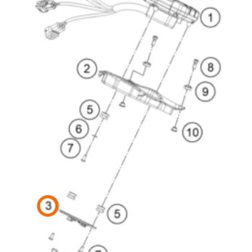 PLATINA SOPORTE VELOCIMETRO