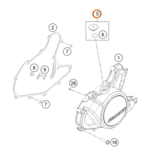 TAPON DE TAPA DE ENCENDIDO