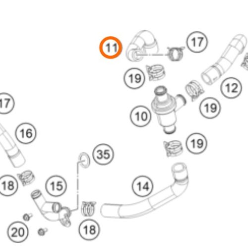 MANGUERA DE RADIADOR