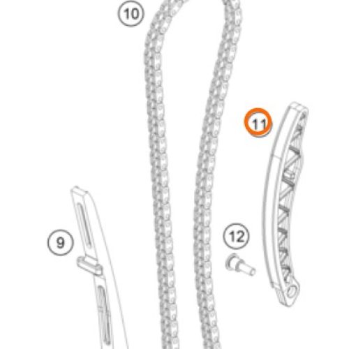GUIA TENSOR DE CADENILLA DUKE 200