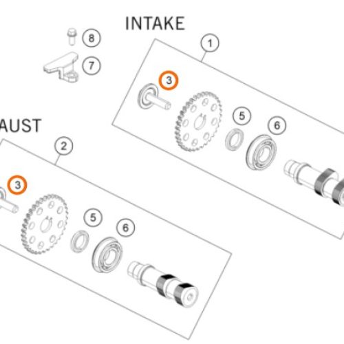 PERNO ESPECIAL DE ARBOL DE LEVAS