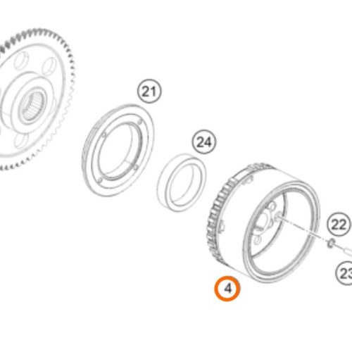 MAGNETO-ROTOR 200 DUKE 12-19