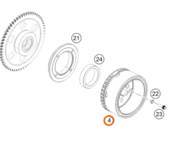 MAGNETO-ROTOR 200 DUKE 12-19