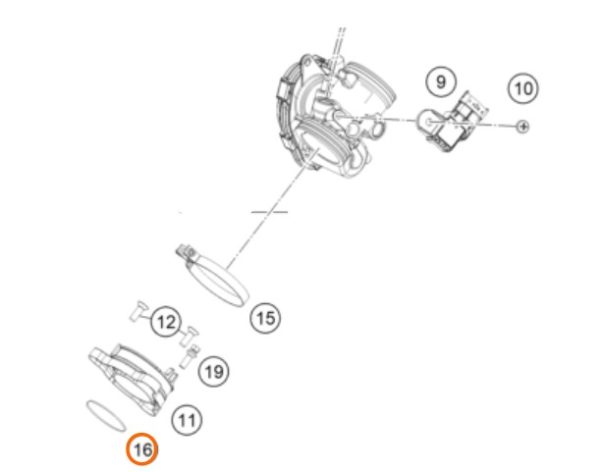 O RING CONECTOR 200 DUKE 12-18 90141002006