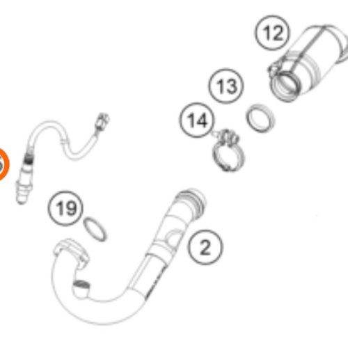 SENSOR DE OXIGENO DUKE 200/250/390 12-18