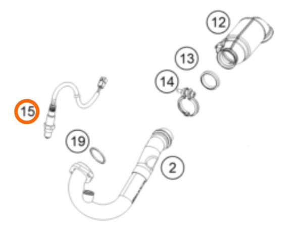 SENSOR DE OXIGENO DUKE 200/250/390 12-18