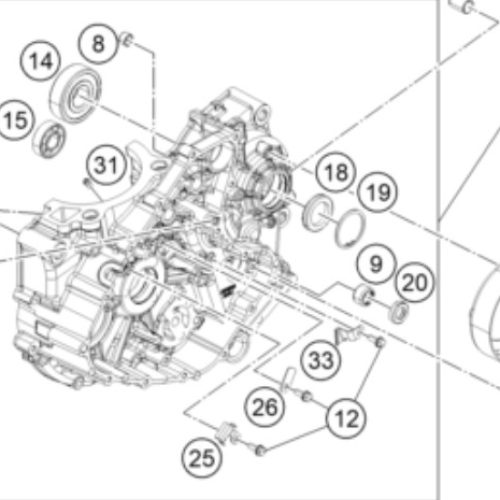 GUIA DE CADENILLA 390 DUKE/RC 13-15