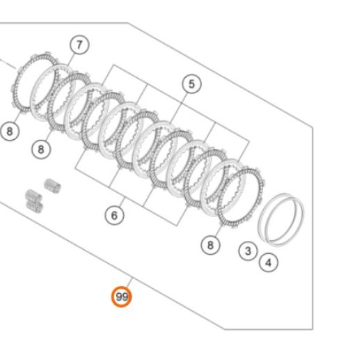 KIT DE EMBRAGUE 390 DUKE 14-16