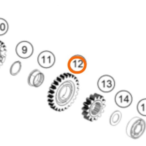 PIÑON DE 6TA 250/390 DUKE 17-18