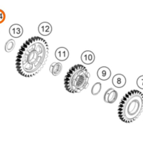 RODILLO DE SELECTOR 390 DUKE