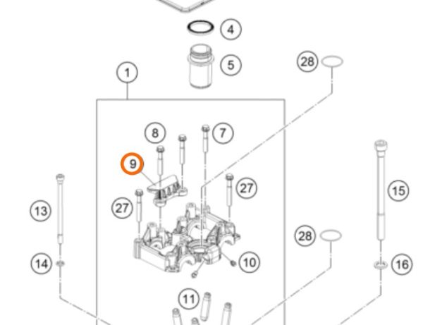 GUIA DE ARBOL DE LEVAS 250/390 DUKE 13-17