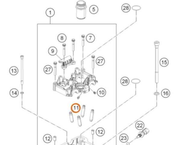 GUIA DE VALVULA 250/390 DUKE/RC 15-22
