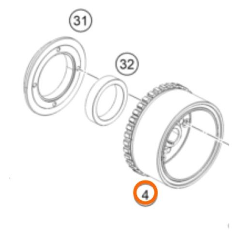 MAGNETO-ROTOR 390 DUKE/RC 13-16