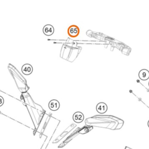 CUBIERTA DE SWITCH DE ENCENDIDO RC 200/390 14-21