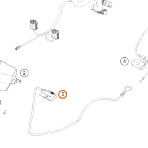 CERRADURA DE CAJA DE BATERIA 390 RC 2015