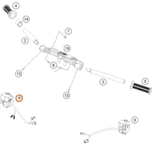 SWITCH DE ARRANQUE RC 390 2015