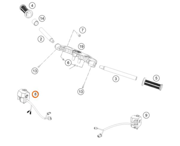 SWITCH DE ARRANQUE RC 390 2015