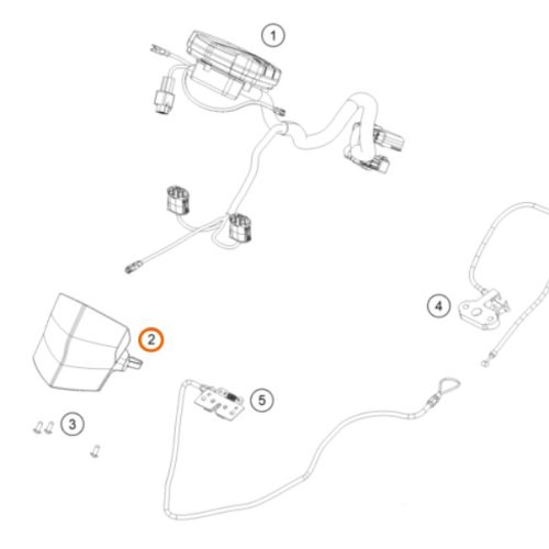 SOPORTE DE VELOCIMETRO 200/390 RC 15-19