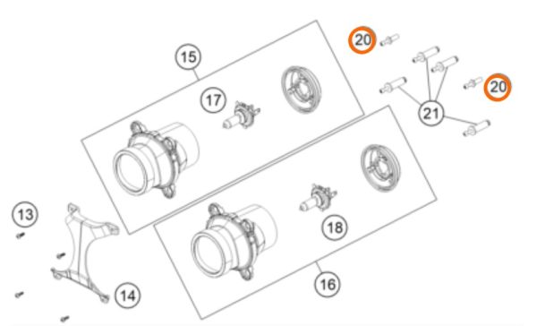 PERNO DE CALIBRACION DE FARO 200/390 RC 15-20
