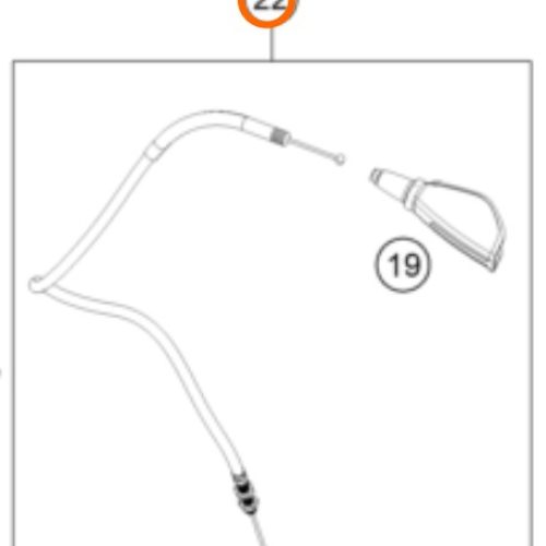 CABLE DE EMBRAGUE DUKE 250 17-19 RC 2015