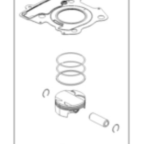 KIT DE PISTON CON EMPAQUES 4T 250 DUKE 17-19