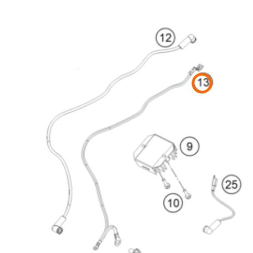 CABLE DE NEGATIVO 390 DUKE 18-19